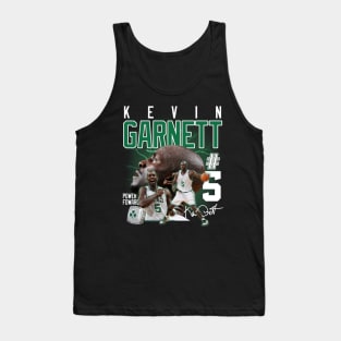 Kevin Garnett The Big Ticket Basketball Signature Vintage Retro 80s 90s Bootleg Rap Style Tank Top